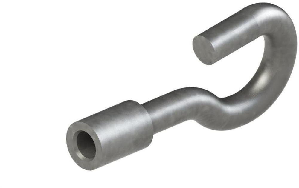 Hak nakrętkowy do zamocowania uchwytu odciągowego lub przelotowego, M16 (S306)