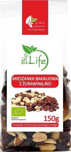 BioLife Mieszanka bakalii z żurawiną BIO 150 g