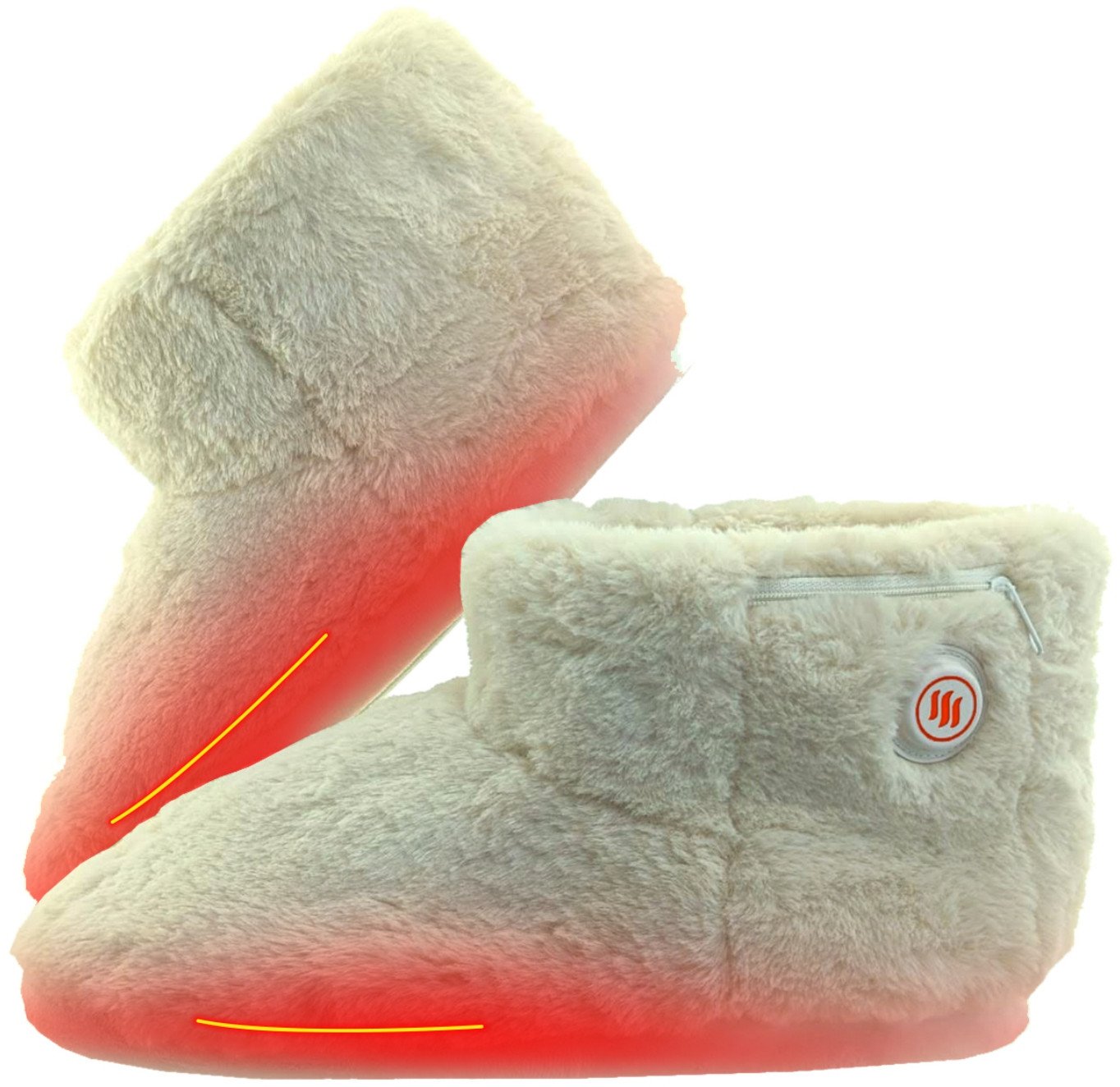 Glovii Ogrzewane kapcie domowe, GQ7M rozmiar 36-40