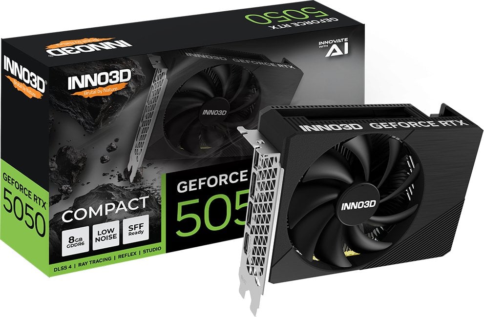 Karta graficzna Inno3D GeForce RTX 5050 Compact 8GB GDDR6 (VGAIN3NVD0149)