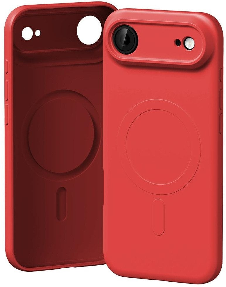 Etui Mercury Semi-Silicone MagSafe do iPhone 17 Air czerwony
