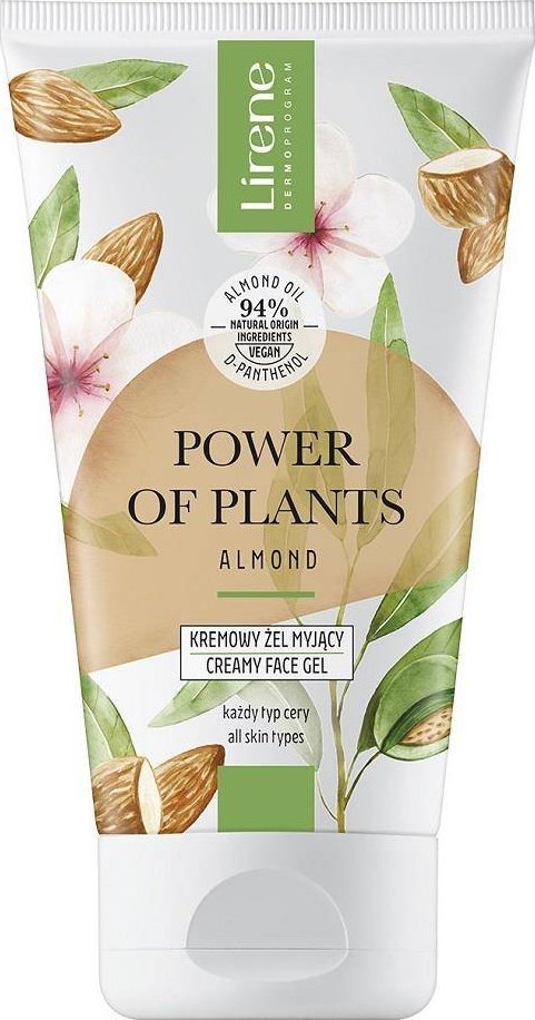 Lirene Power of Plants Kremowy żel myjący - Migdał 150ml