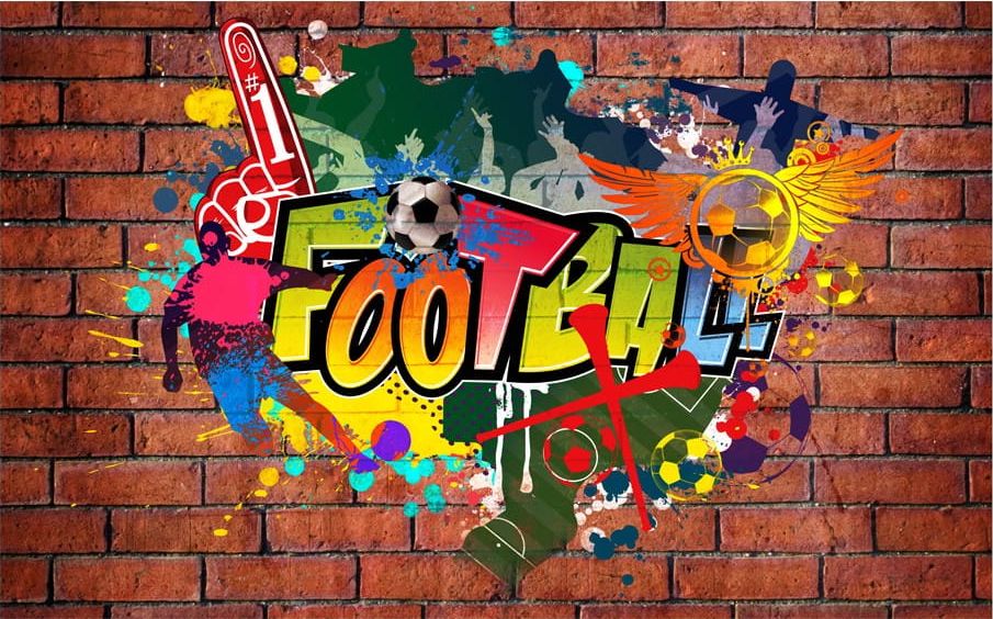 DecoNest Fototapeta - Football fans! - 400X280