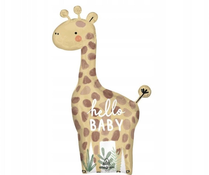 Balon foliowy helowy Soft jungle Baby