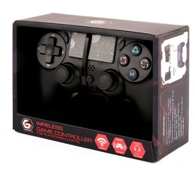 gembird Bezprzewodowy Gamepad PlayStation 4 PC czarny