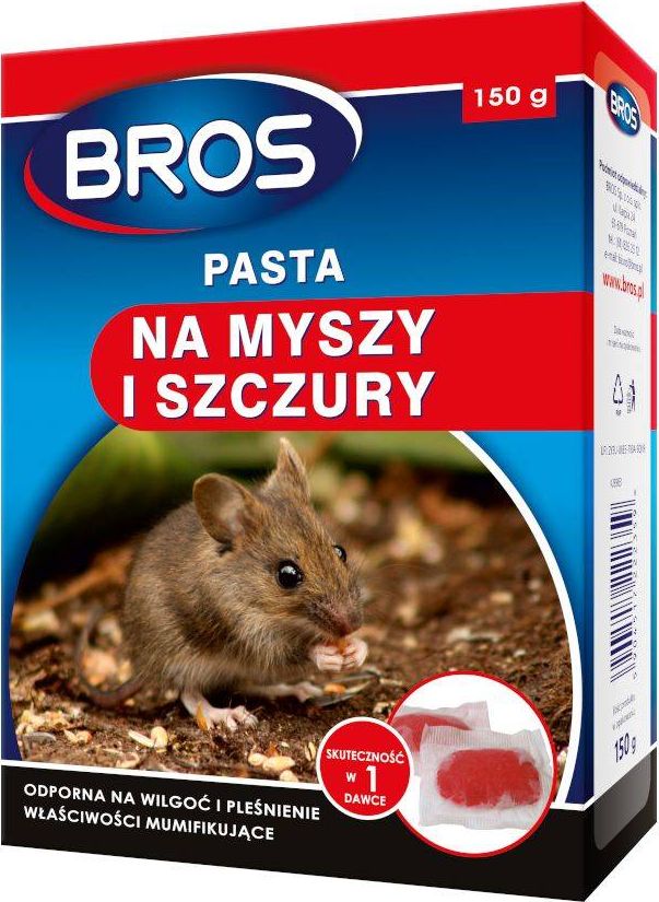 Bros Pasta na myszy i szczury BROS 150g