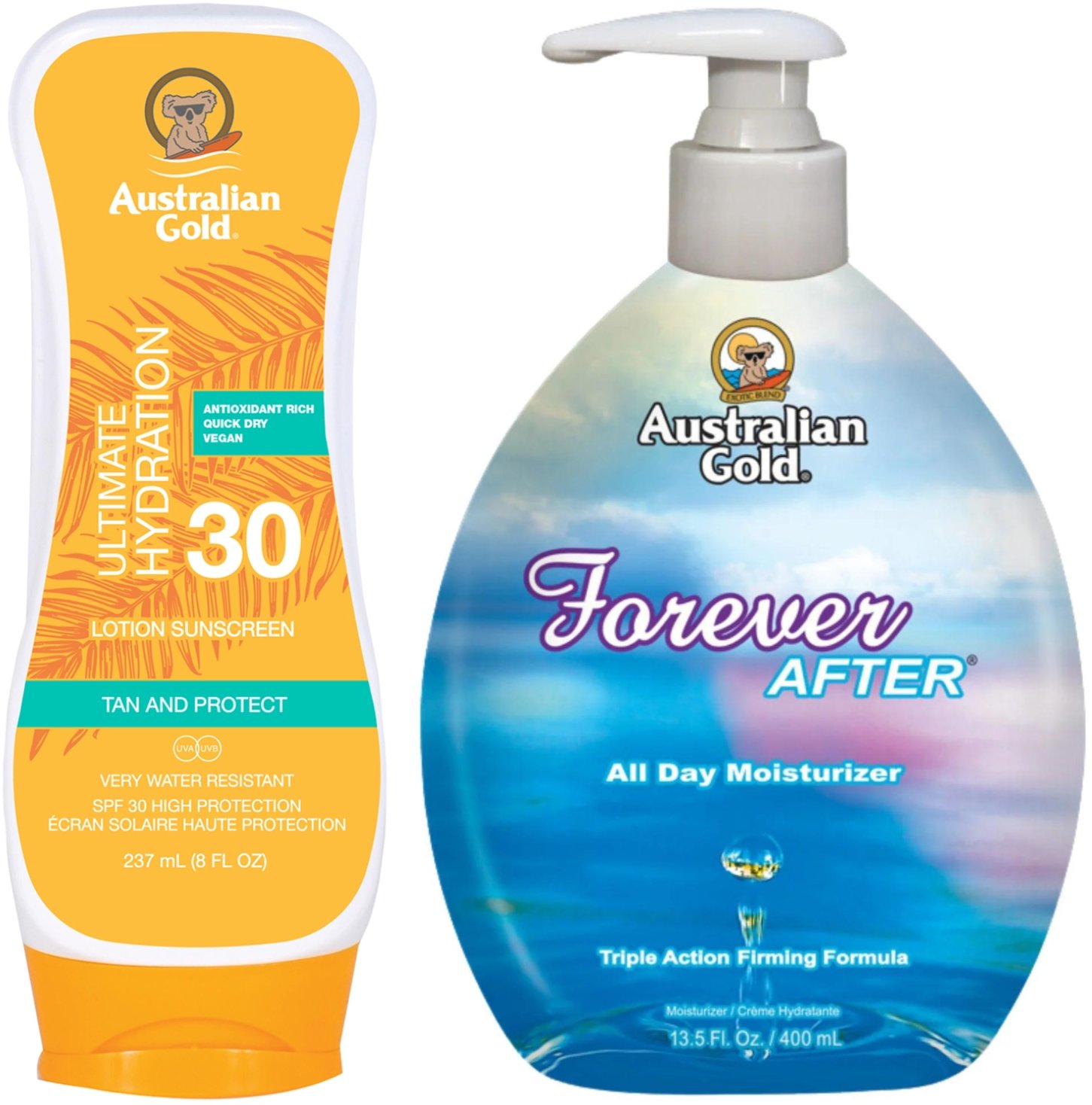 Australian Gold SPF30 Krem Przeciwsłoneczny 237ml + Forever After 400ml