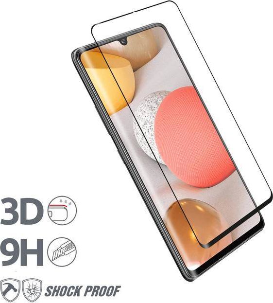 Crong Crong 3D Armour Glass - Szkło hartowane 9H Full Glue na cały ekran Samsung Galaxy A42 5G
