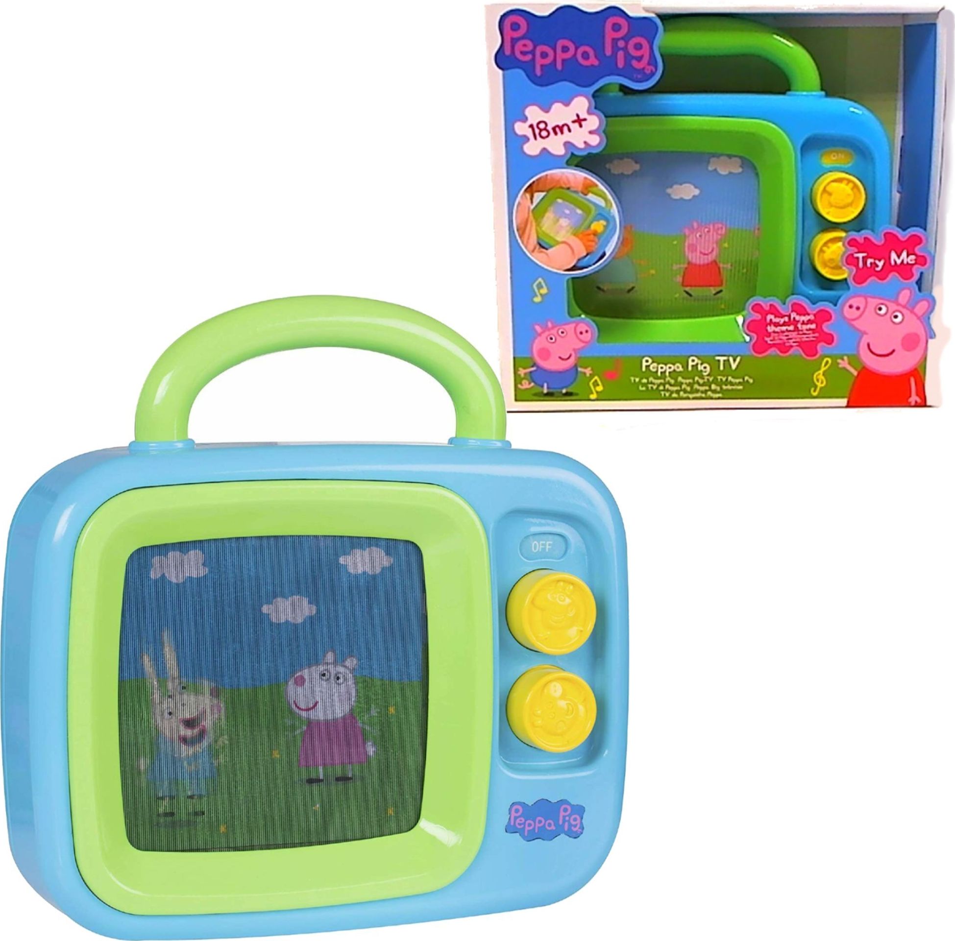 HTI Świnka Peppa Moje Pierwsze TV. Telewizor z Melodią