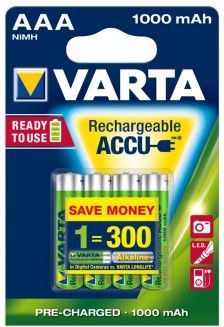 Varta Akumulator AAA / R03 1000mAh 4 szt.