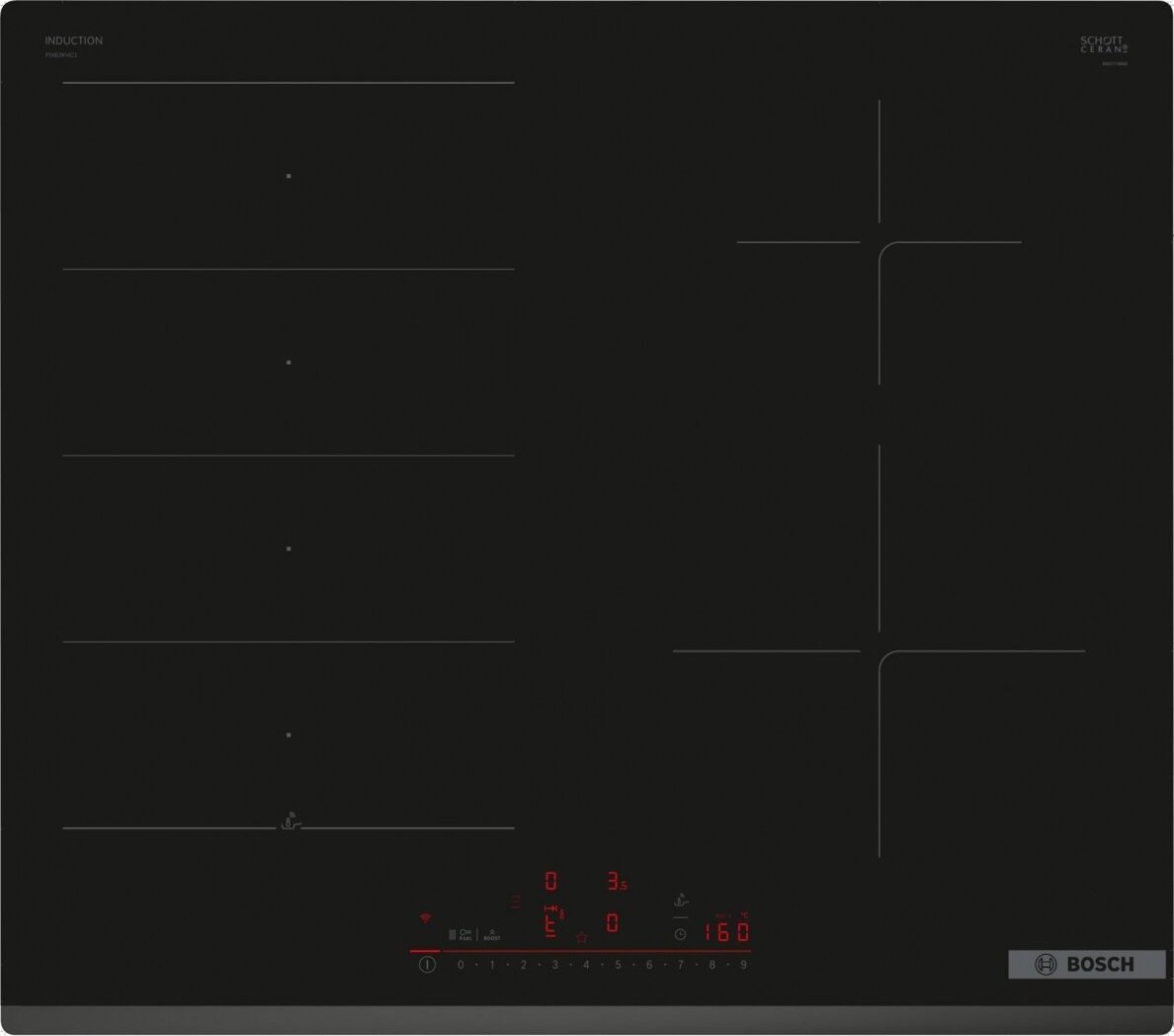 Płyta grzewcza Bosch Built-in induction hob Bosch PIX63KHC1Z