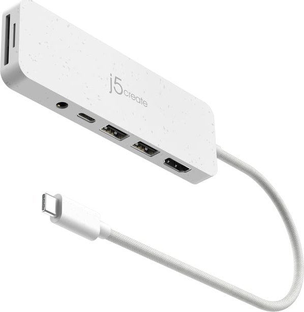 Adapter USB j5create ECO-FRIENDLY USB-C MULTI-PORT