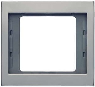 Hager Ramka pojedyncza BERKER srebrna - 13137004
