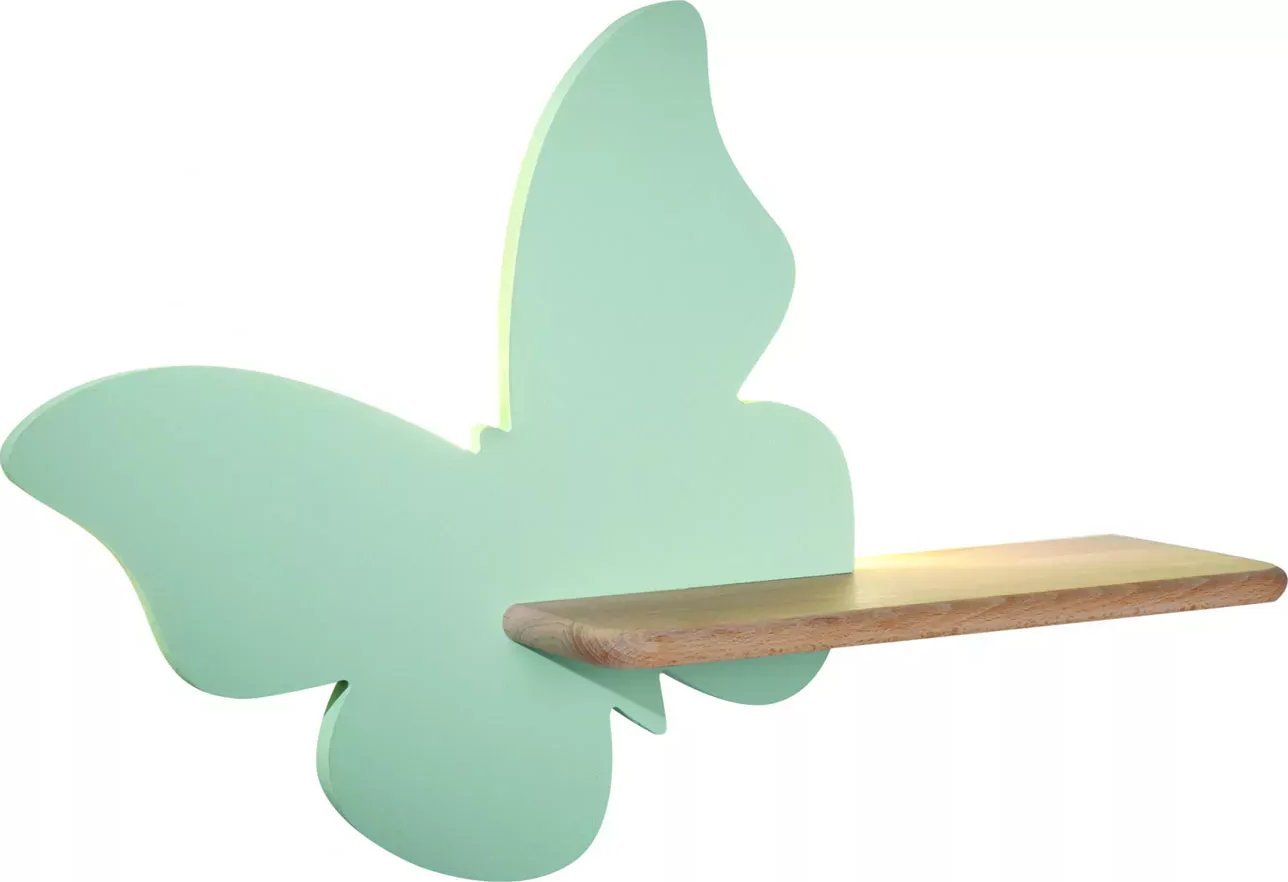 Lumes Lampka dziecięca na ścianę miętowa - K031-Didi