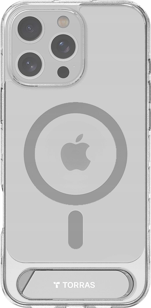 Torras Etui Torras Pstand Series dla iPhone 16 Pro (Przeźroczyste)