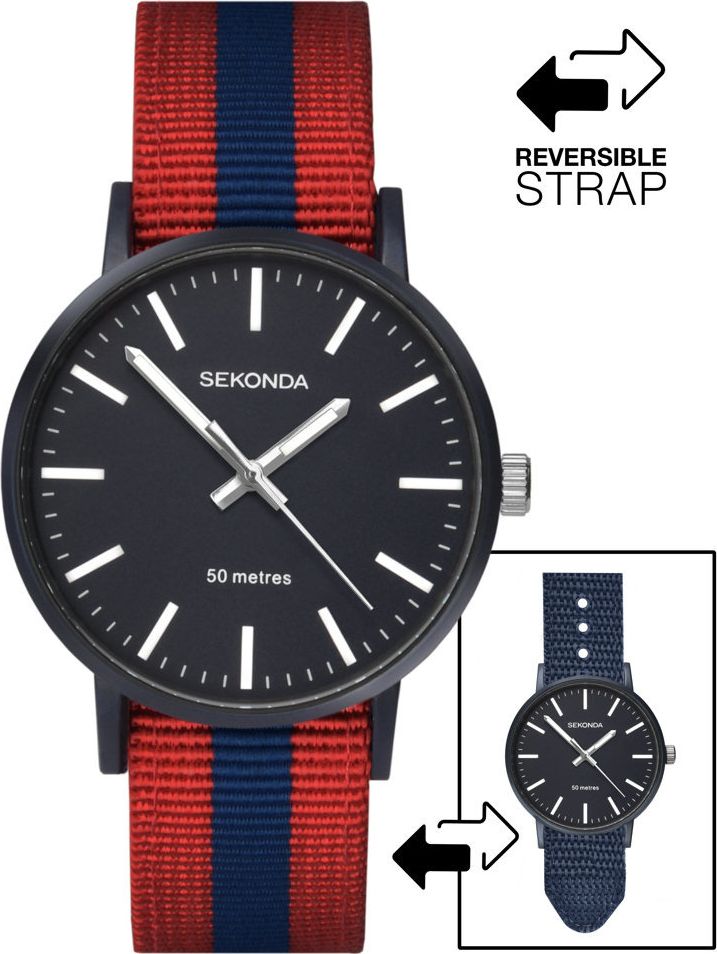 Zegarek Sekonda Zegarek Sekonda 1582 Dwustronny Pasek uniwersalny
