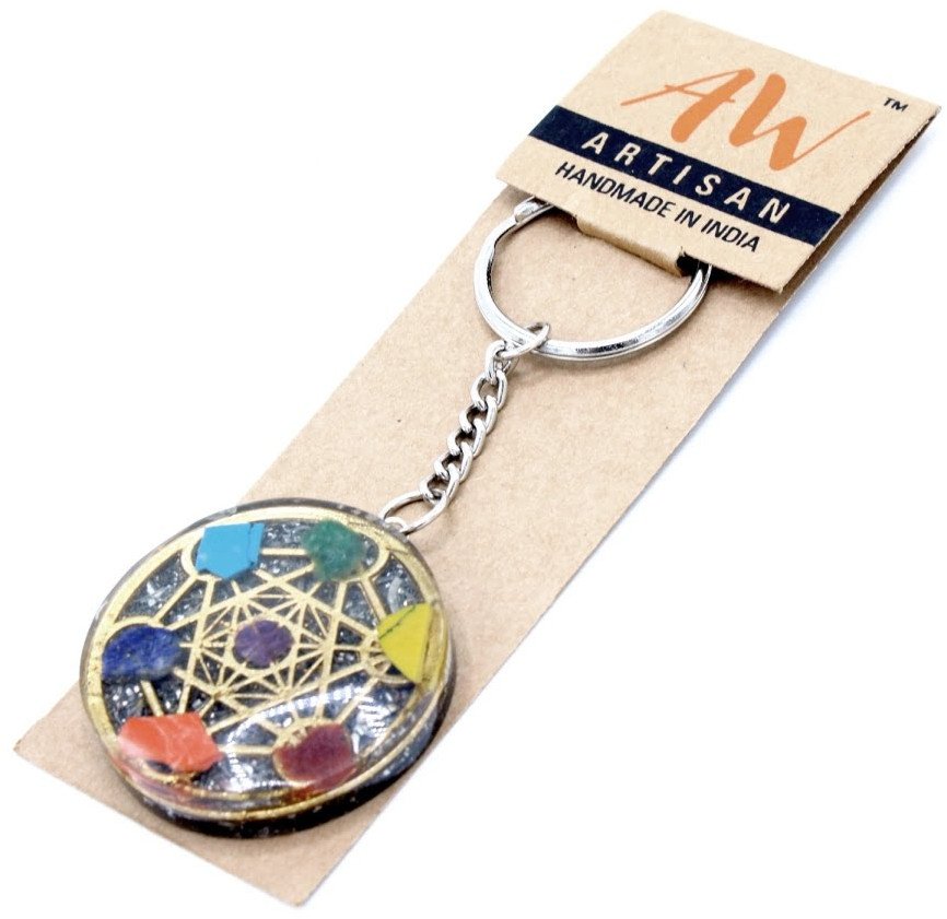 Breloczek z Orgonitem - Siedem Czakr