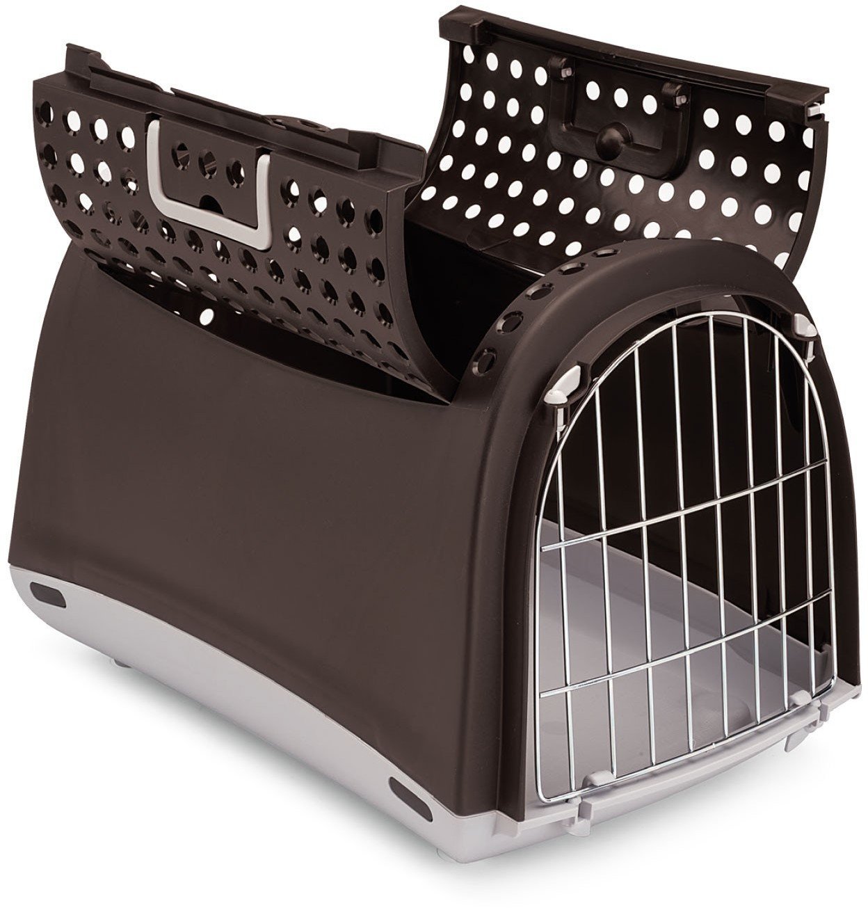 Linus Cabrio, transporter, dla psa/kota, czarny, 50x32x34,5 cm