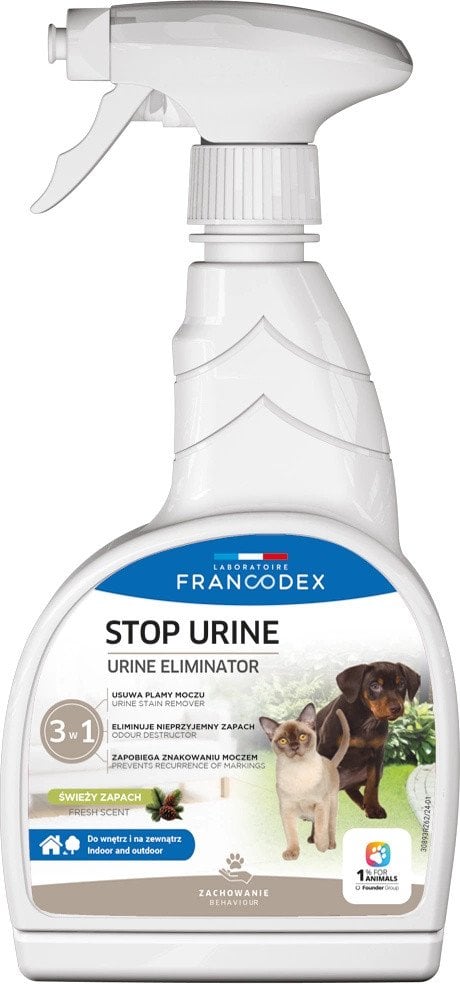 FRANCODEX Spray przeciw plamom i zapachowi moczu STOP URINE 750 ml