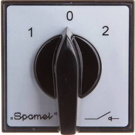 Spamel Łącznik krzywkowy sieć-agregat 2P 16A do wbudowania (ŁK16R-2.8338P03)