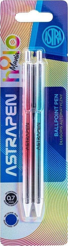 Długopis automatyczny 0.5 mm 2szt ASTRA