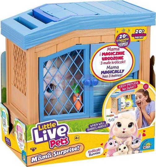Cobi Zestaw Little Live Pets Mama Surprise króliki Cobi
