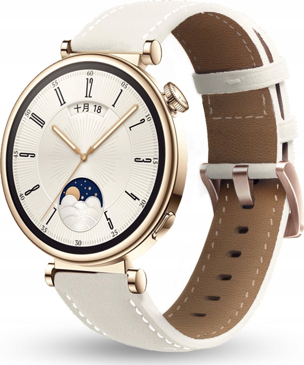 PASEK SKÓRZANY DO ZEGARKA HUAWEI WATCH GT 4 GT 5 41MM CLASSIC ELITE 18mm