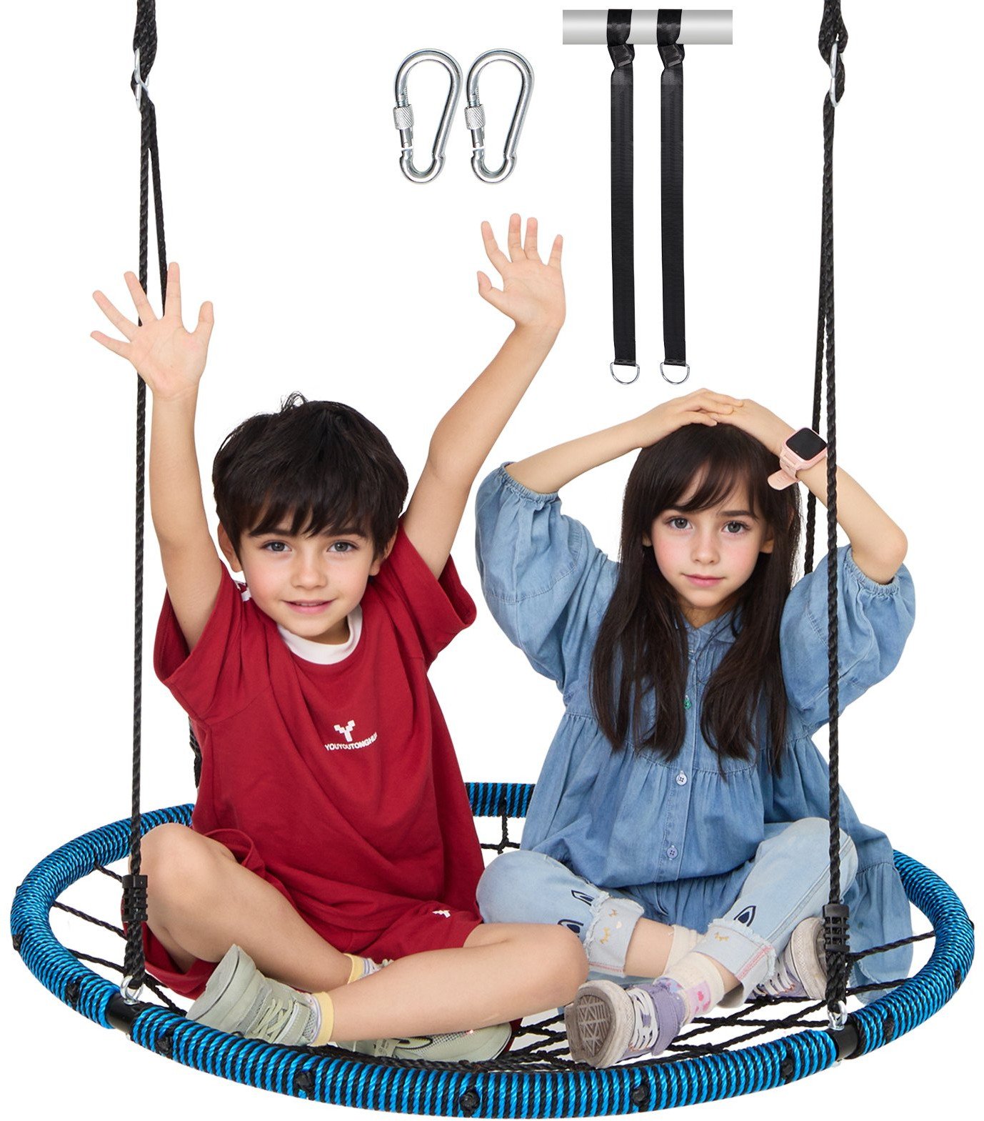 Okrągła Huśtawka Ogrodowa Pająk