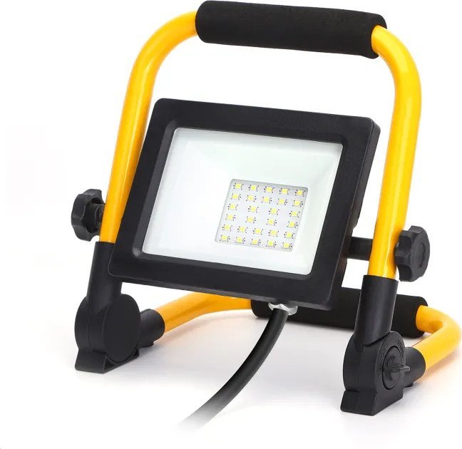 Aigostar Przenośna lampa robocza halogen led z podstawką 20W 6500K kabel 1,8m Przenośna lampa robocza halogen led z podstawką 20W 6500K kabel 1,8m