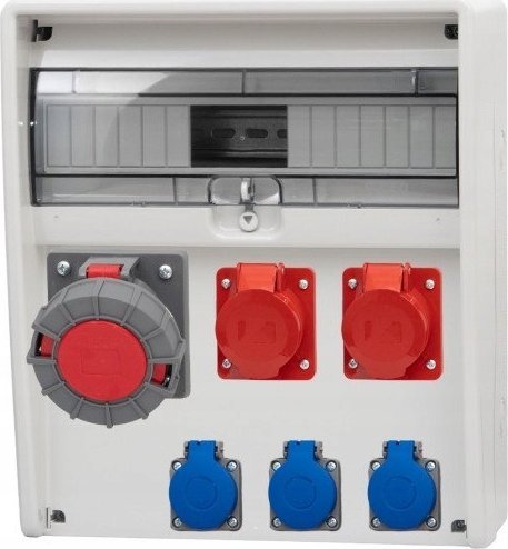 F-Elektro Rozdzielnica 17M ULISSE 2x32A/5P, 63A/5P, 3x230V IP65