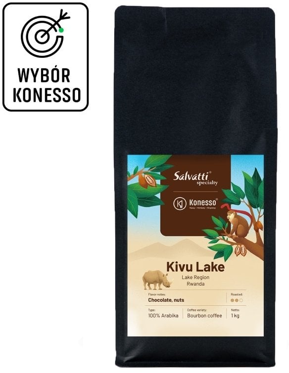Kawa ziarnista Salvatti Kawa ziarnista Rwanda Kivu Lake 1kg