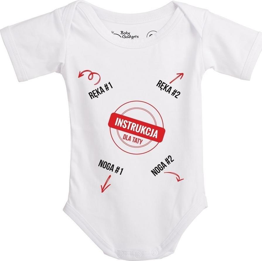 Baby Instructions body z instrukcją tu ręka noga