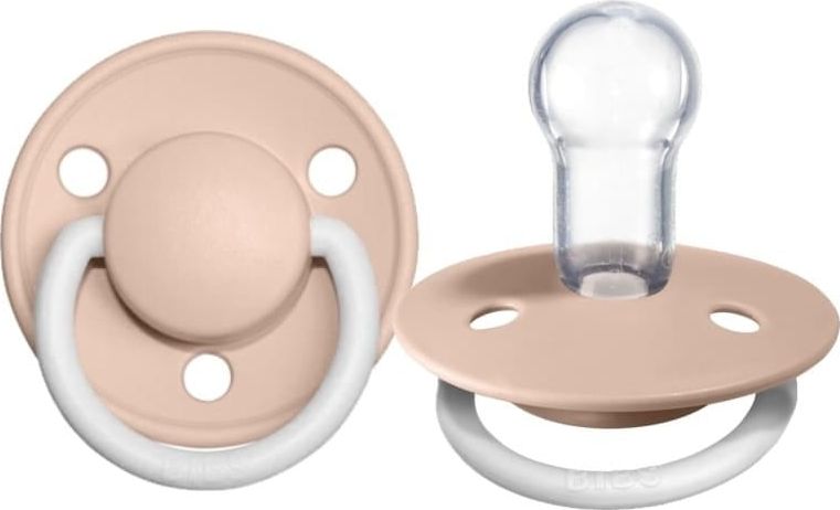 Bibs De Lux Smoczek uspokajający silikonowy Blush Night 0-36 m