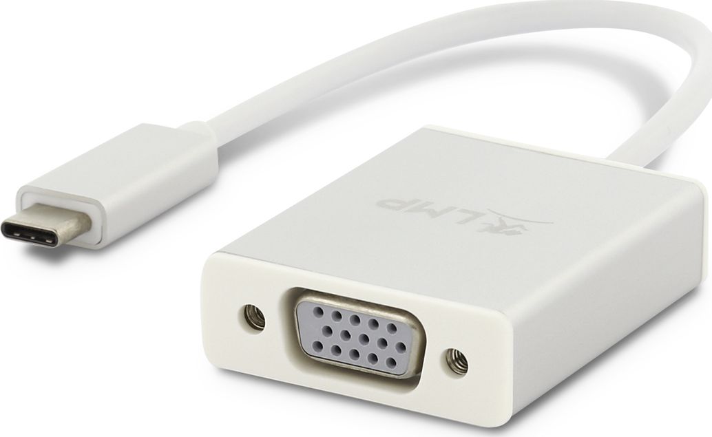Adapter USB LMP 15979 USB-C - VGA Srebrny (LMP-USBC-VGA-S)