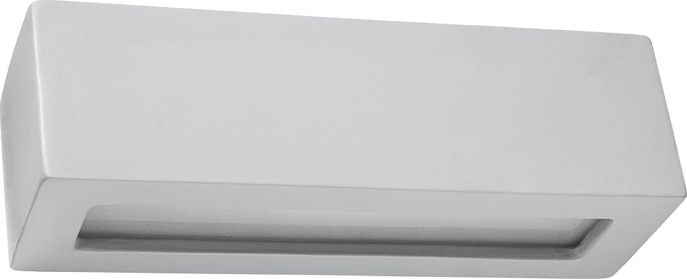 Kinkiet Lumes Szary prostokątny kinkiet ceramiczny - EX711-Vego