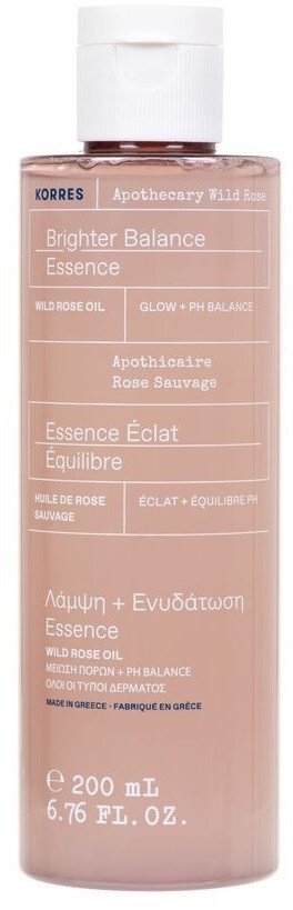 Korres Apothecary Wild Rose Brighter Balance Essence rozjaśniająco-równoważąca esencja do twarzy 200ml