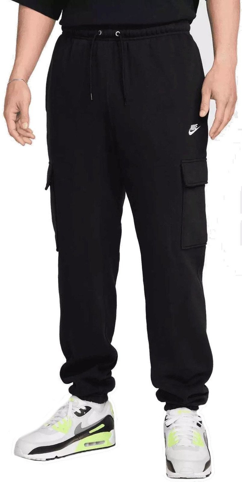 MĘSKIE SPODNIE SPORTOWE BOJÓWKI NIKE CLUB FN3805-010 NA CO DZIEŃ