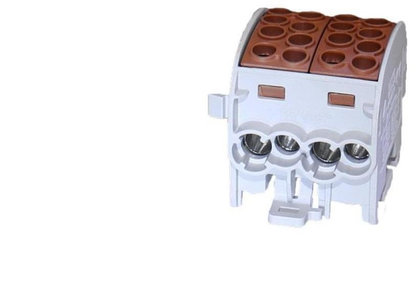 Blok rozdzielczy-odgałęźny Al/Cu SCB 35-2 (80220) SIMBLOCK jednobiegunowy 2x35mm2 brązowy 81506015