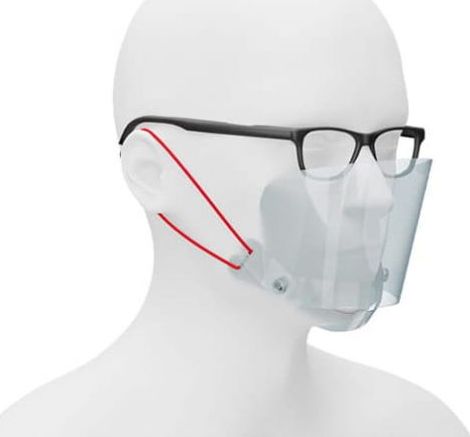 Polska Firma Półprzyłbica ochronna na twarz Cover One MASK