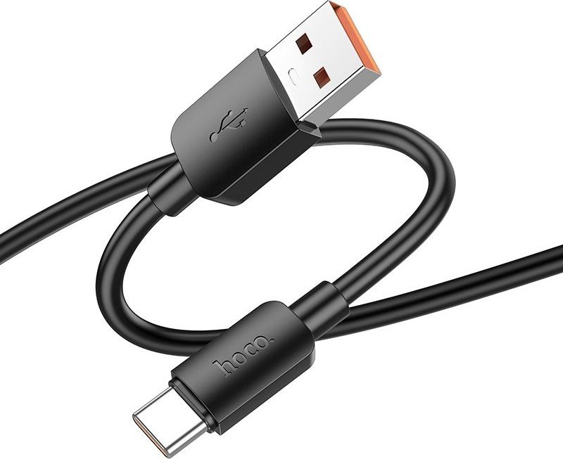 Kabel USB Hoco USB-A - USB-C 1 m Czarny