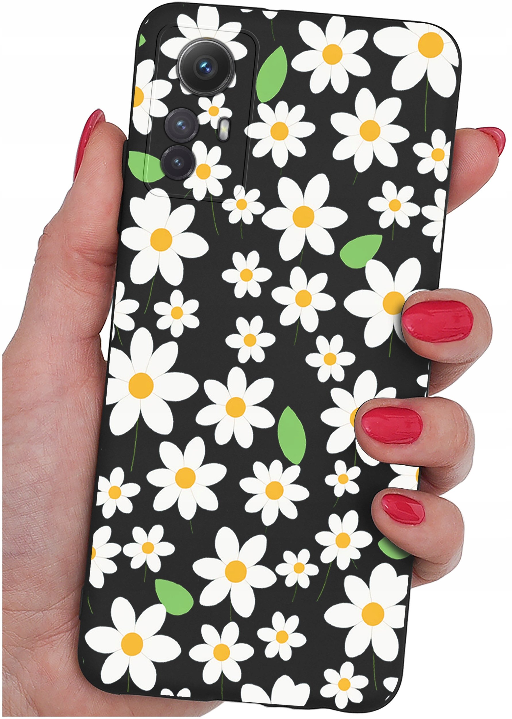 ETUI do Xiaomi Redmi Note 12S | WZORY | SILIKONOWE MATT CASE + SZKŁO 9H