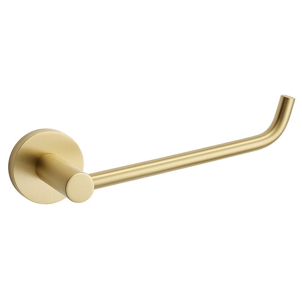 Uchwyt na papier toaletowy 5609 Leo Złoty Szczotkowany