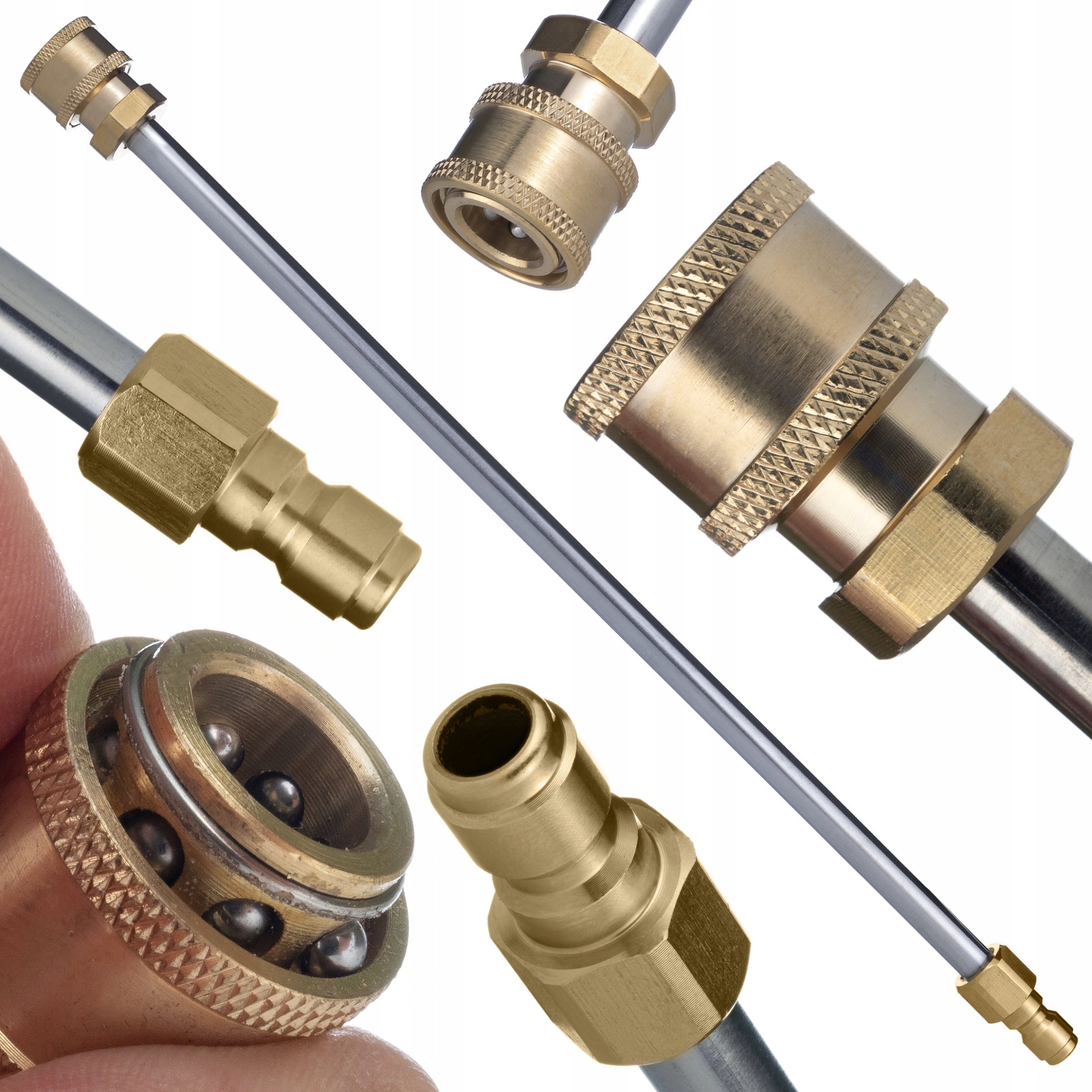 LANCA DO MYJKI NA SZYBKOZŁĄCZKE 1/4 29CM PROSTA ROSFIX LAVOR PARKSIDE