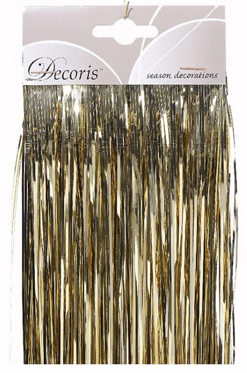 Girlanda świąteczna 50x40cm Lameta złota dekoracyjna