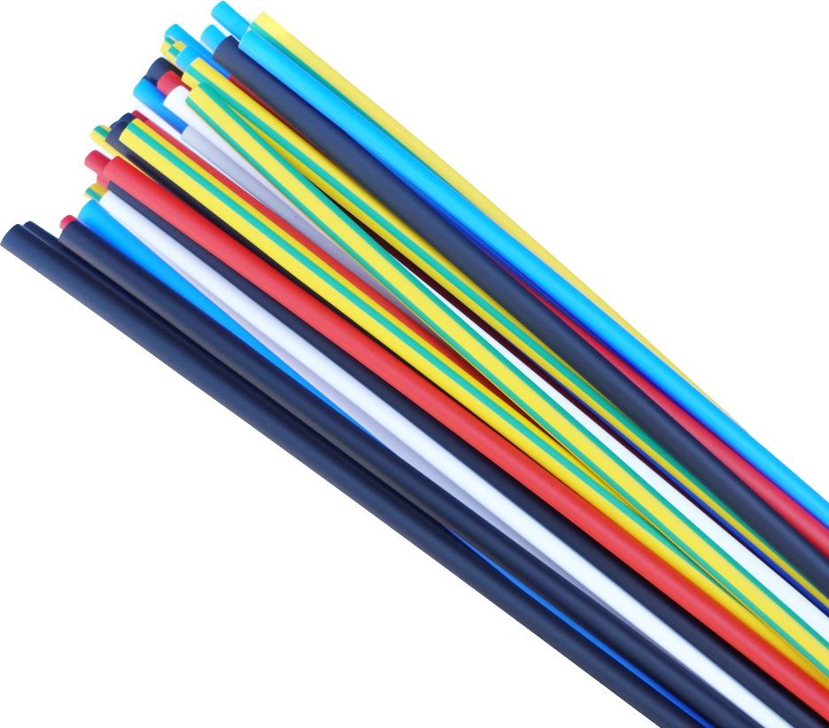 EM Group Koszulka termokurczliwa cienkościenne 2,4/1,2 3/32 " mix kolorów 100 sztuk x 1 m 1302