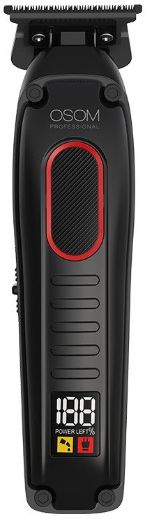Profesionali plaukų kirpimo-kantavimo mašinėlė-trimeris OSOM Professional COMFORT Cordless Hair Trimmer OSOMPI78BL, juodos spalvos