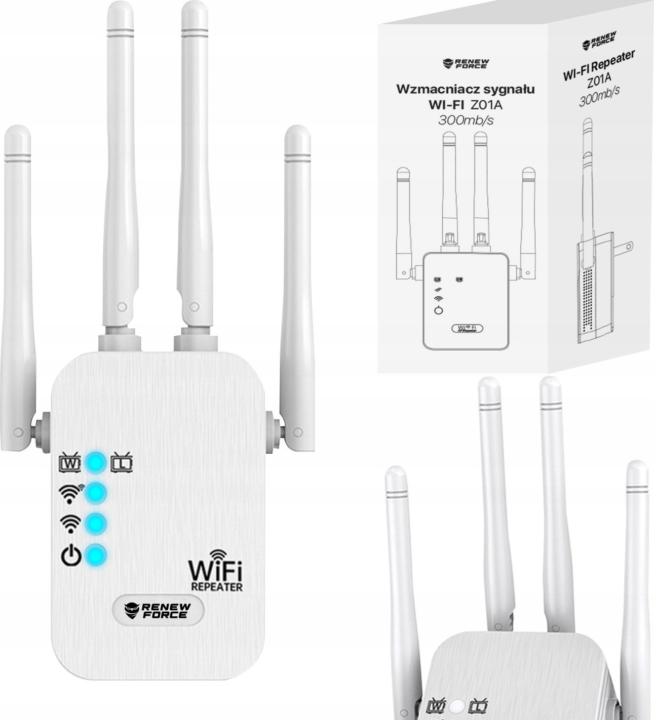 WZMACNIACZ SYGNAŁU WI-FI 2.4G Z01A