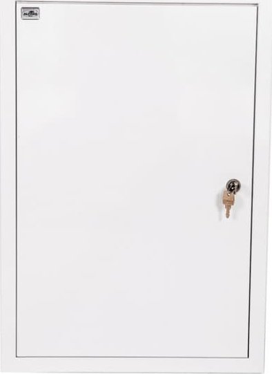 Alfako Drzwi rewizyjne z zamkiem 400x400mm RAL 9003 SP 400/400