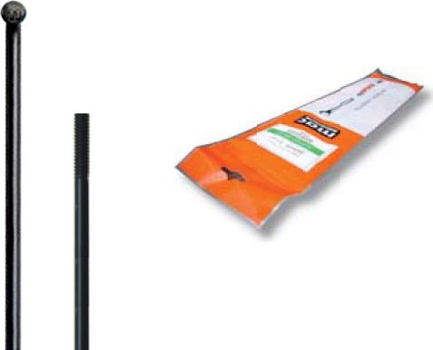 Cn Spoke Szprychy CNSPOKE MAC14 2.0-2.0-2.0 stal nierdzewna 266mm czarne 72szt - CN-MAC14-266C