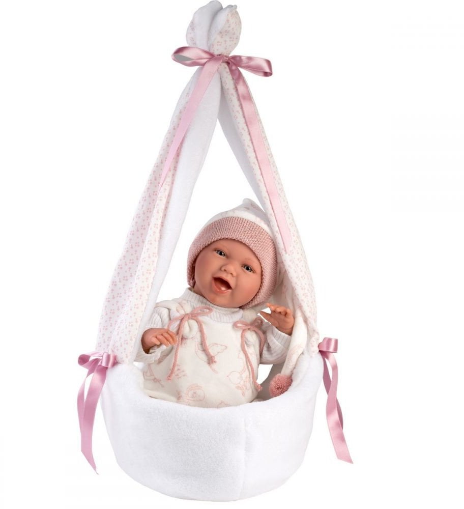 Llorens Llorens 14282 Lalka 42 cm Alexandra z miękkim brzuszkiem